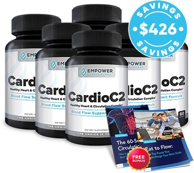 Cardio C2 heart and circulation support bottles